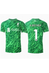 Liverpool Alisson Becker #1 Keeper Fotballdrakt Borte Klær 2024-25 Korte ermer